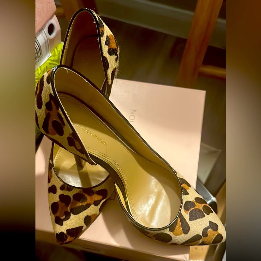 Leopard print heels